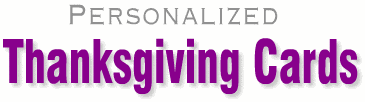 Personalized Thanksgiving Cards